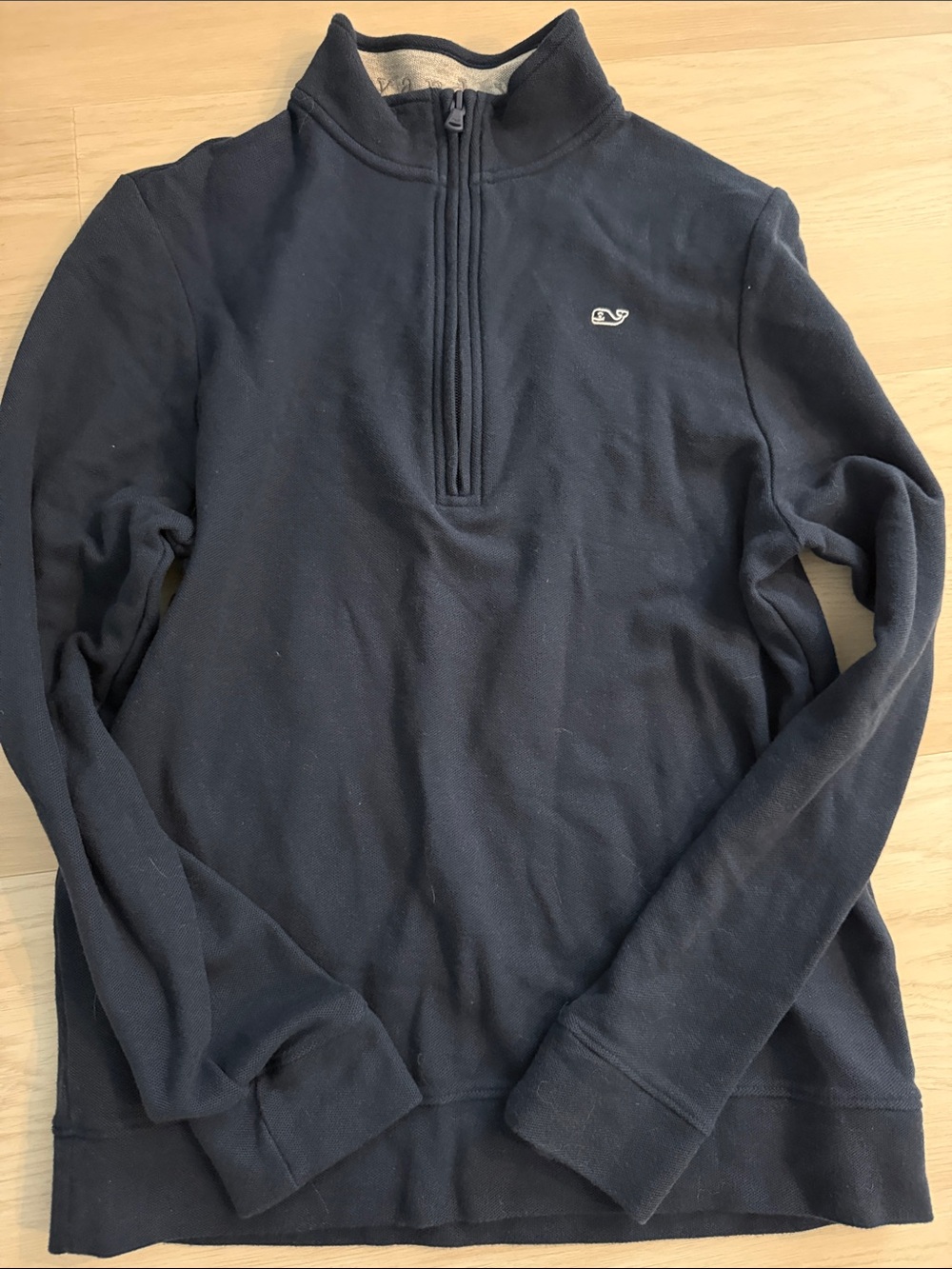 Vineyard Vines Dark Navy Half-Zip Fleece Pullover